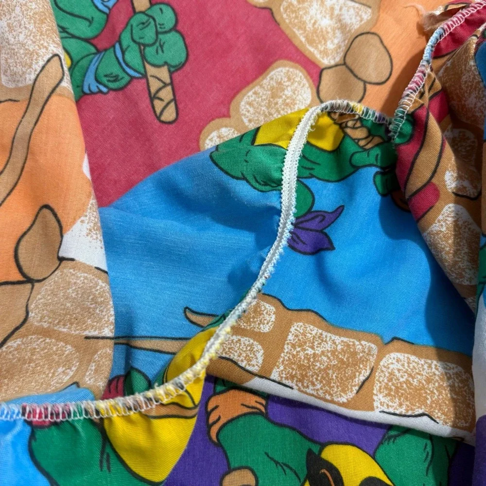 Vintage Teenage Mutant Ninja Turtles fitted sheet